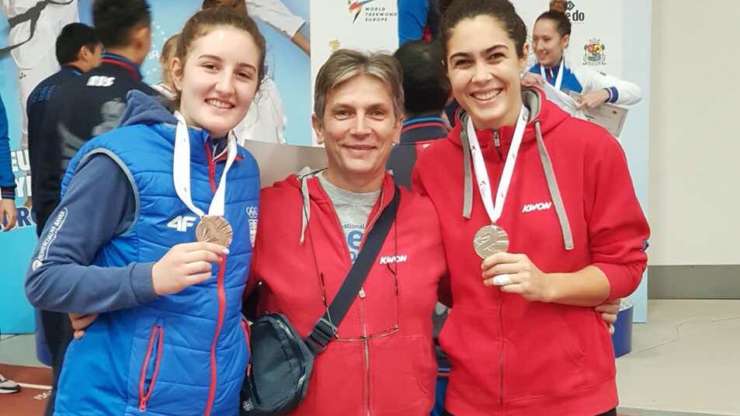 Milica srebrna, Nađa bronzana na EP u olimpijskim kategorijama