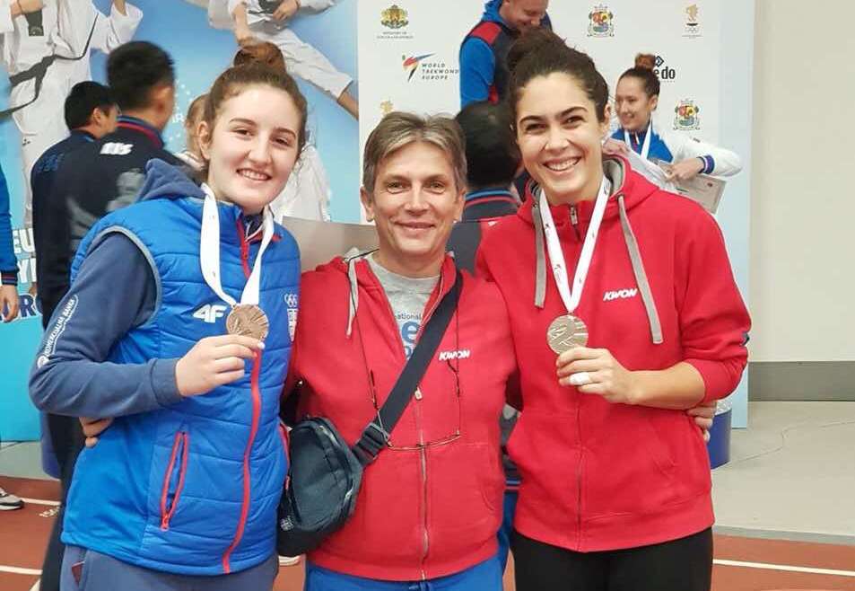 Milica srebrna, Nađa bronzana na EP u olimpijskim kategorijama